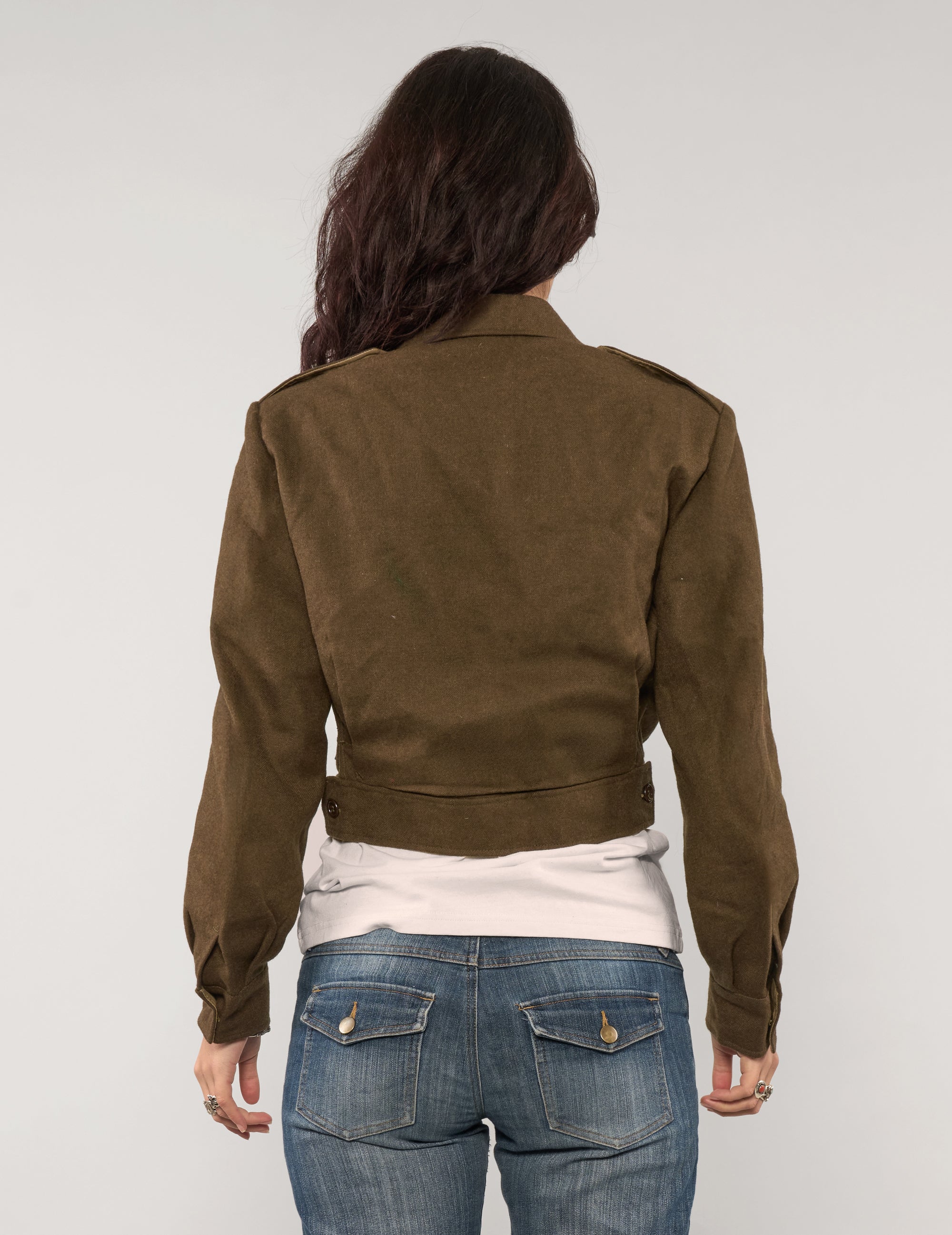 Französische kurze Militär-Blousonjacke