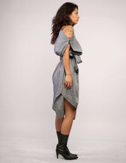 The Pirate Dress – Grey Chambray