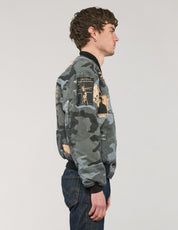 MA-1 Patched Bomber in Midnight Camo