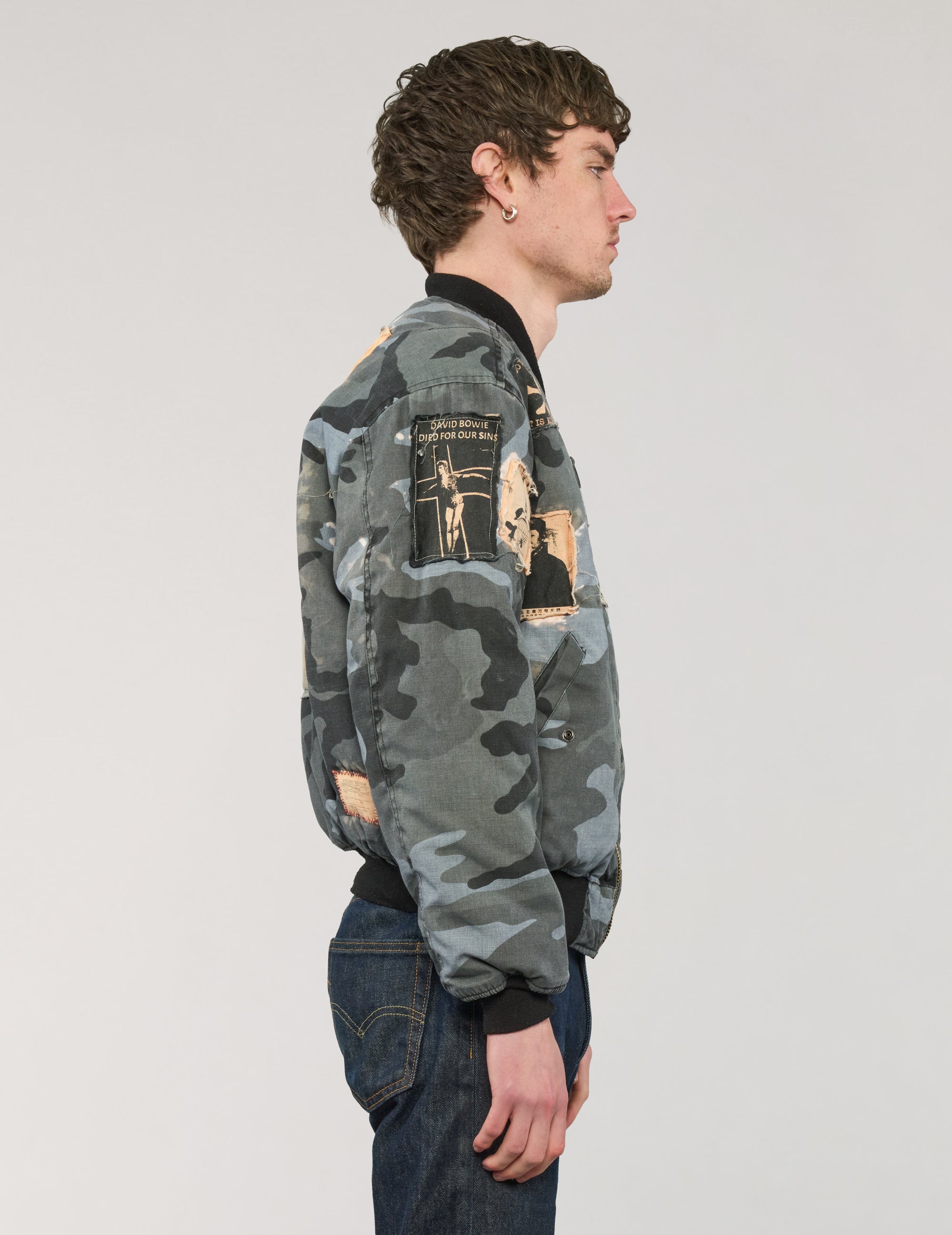 MA-1 Patched Bomber in Midnight Camo