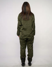 Vintage Luftwaffe Jumpsuit in Dark Olive