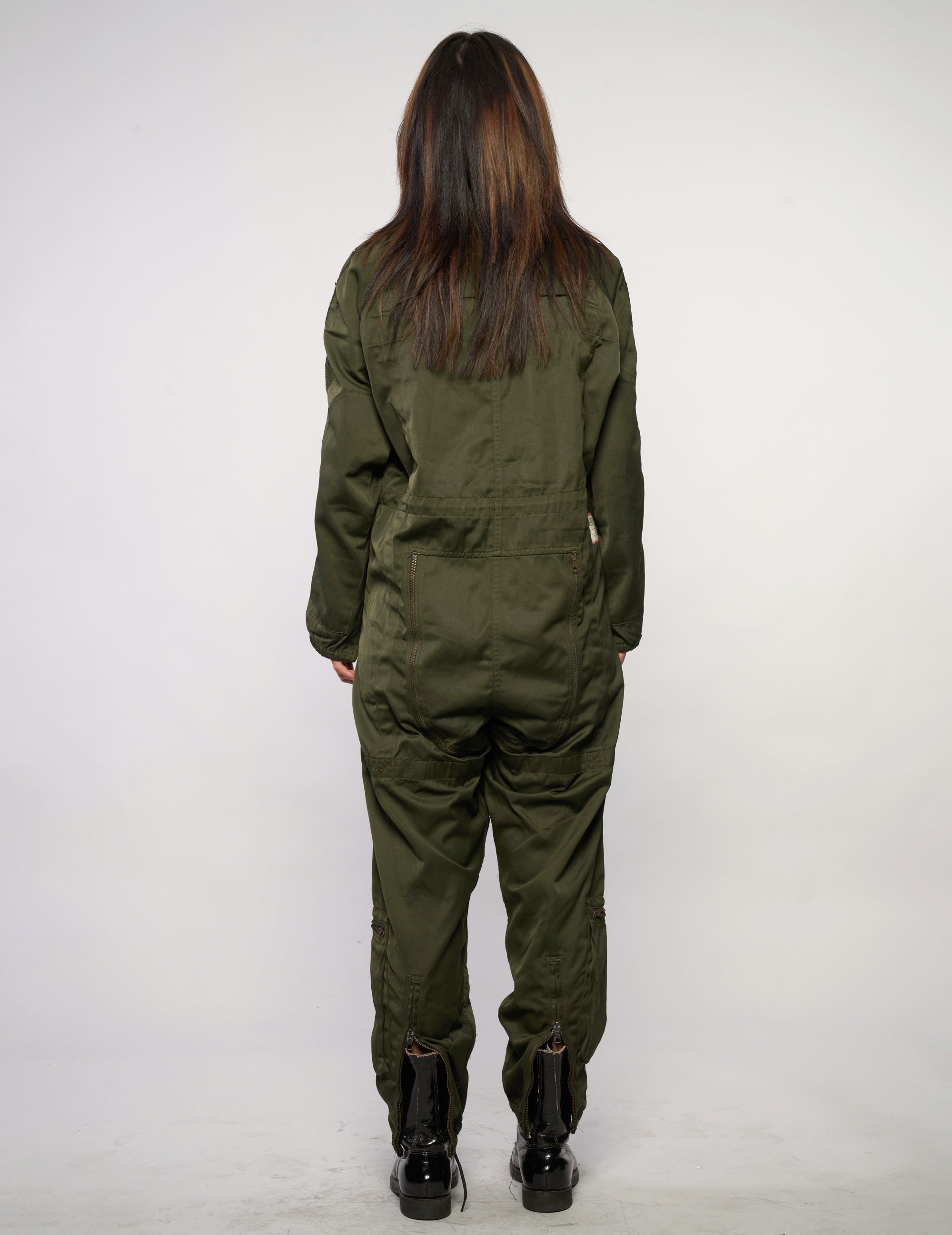 Vintage Luftwaffe Jumpsuit in Dark Olive