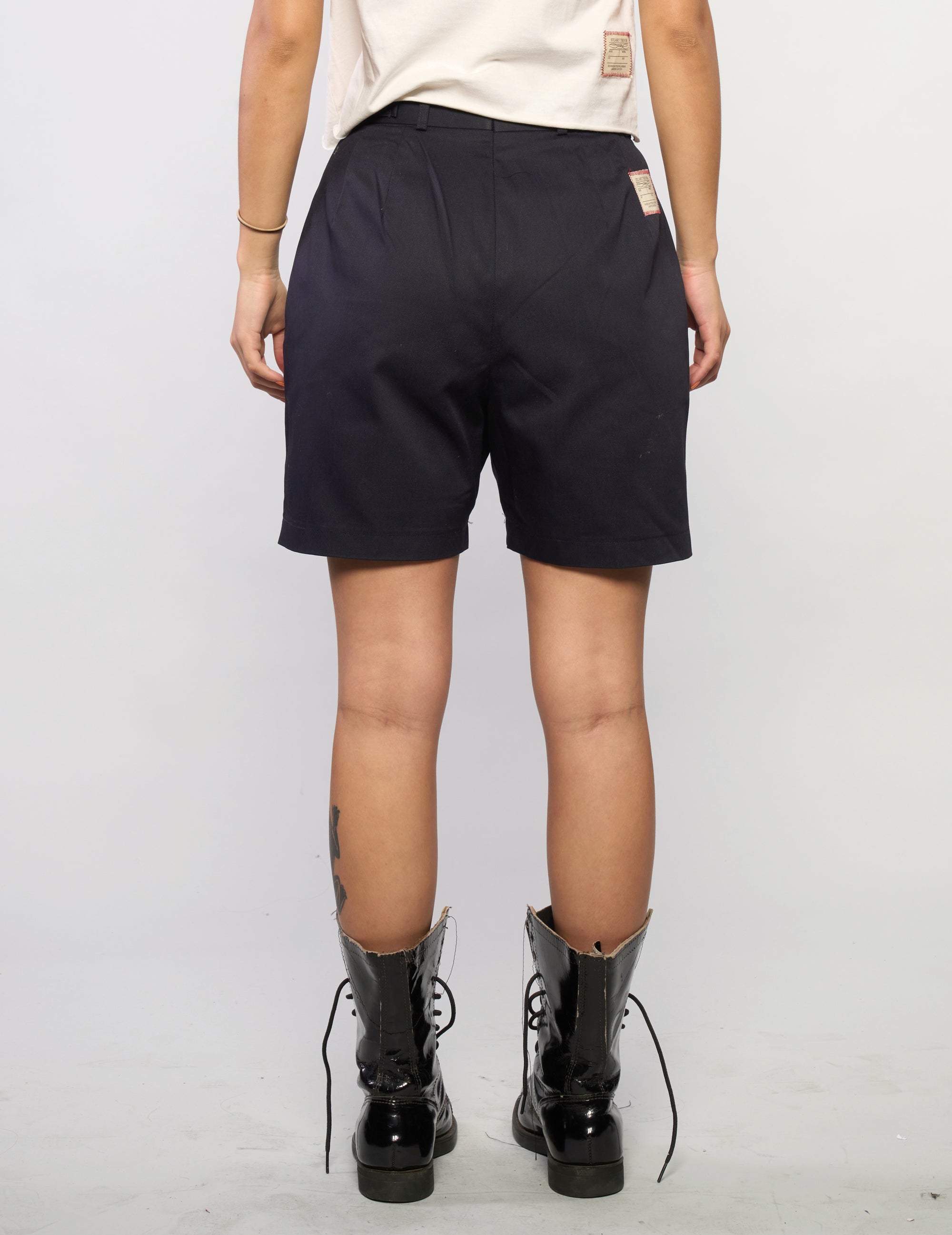 Vintage Royal Navy Dress Shorts in Navy