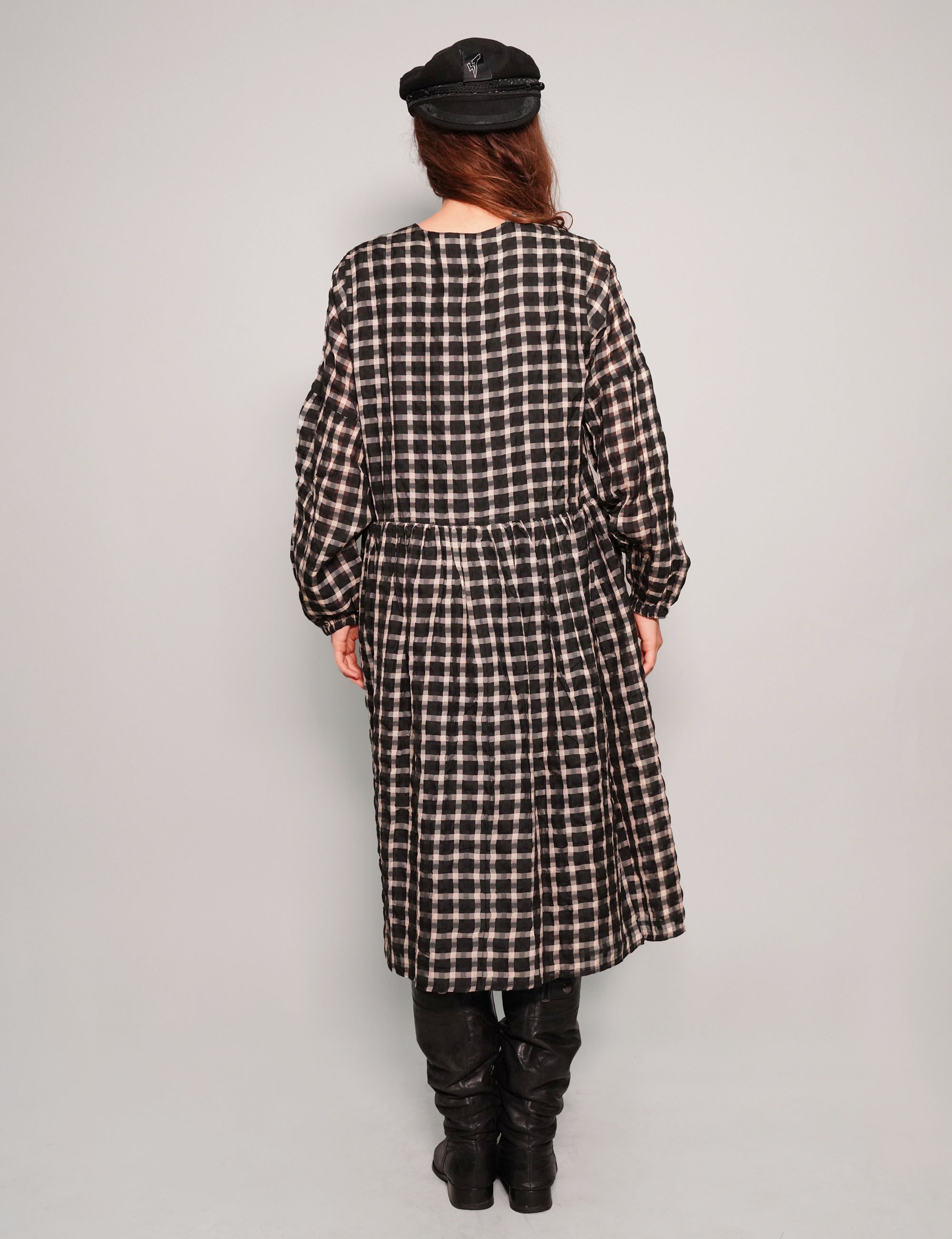 Women's Vintage Gingham Check Midi Dress | Stuart Trevor