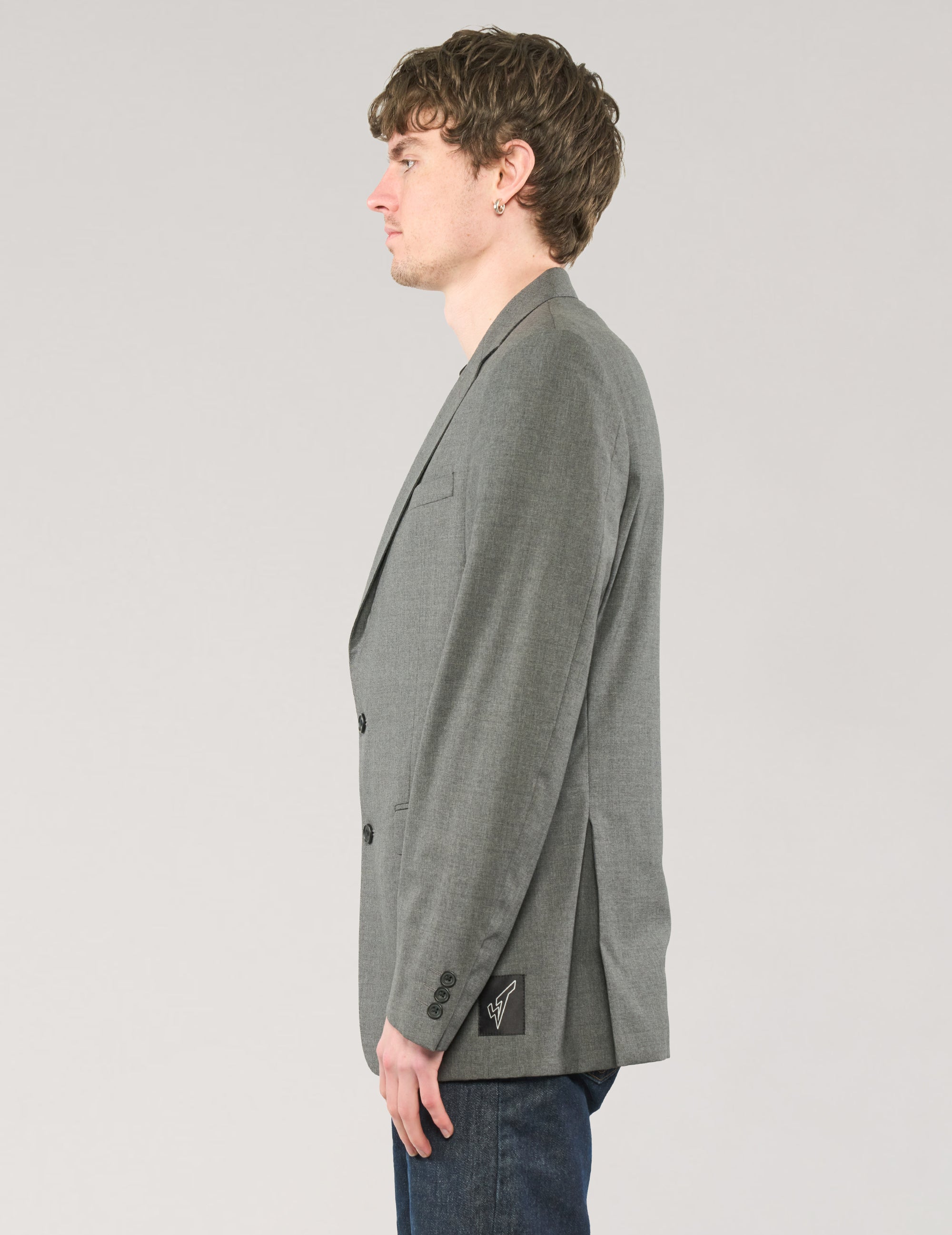 Vintage Suit Jacket in Grey
