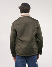 Kestin Hare Fur Collar Work Shirt Jacket