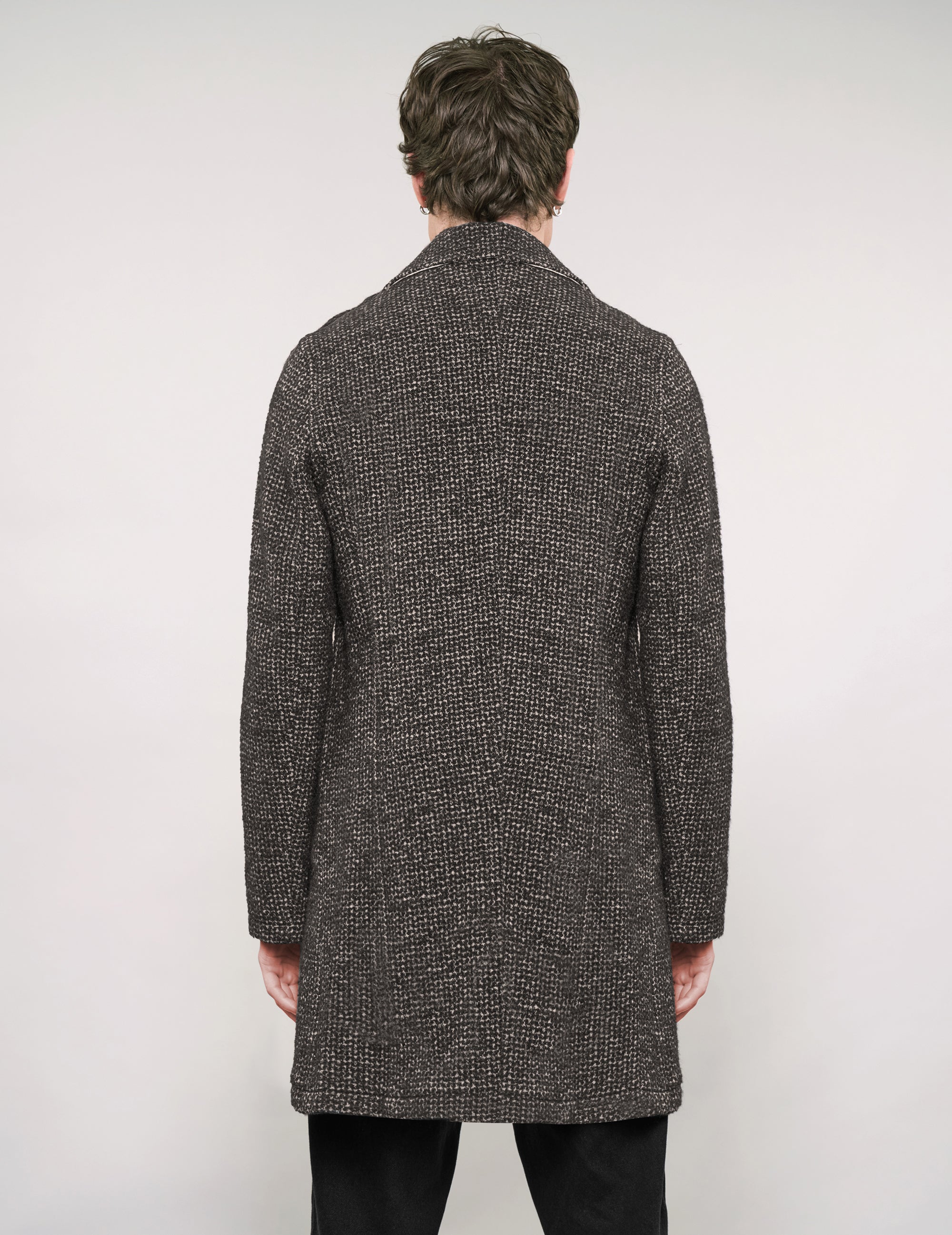 IMMORTAL Silverstone Frock Coat - Grey & White