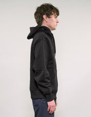 ST Hoodie in Schwarz mit silberfarbenem Logo