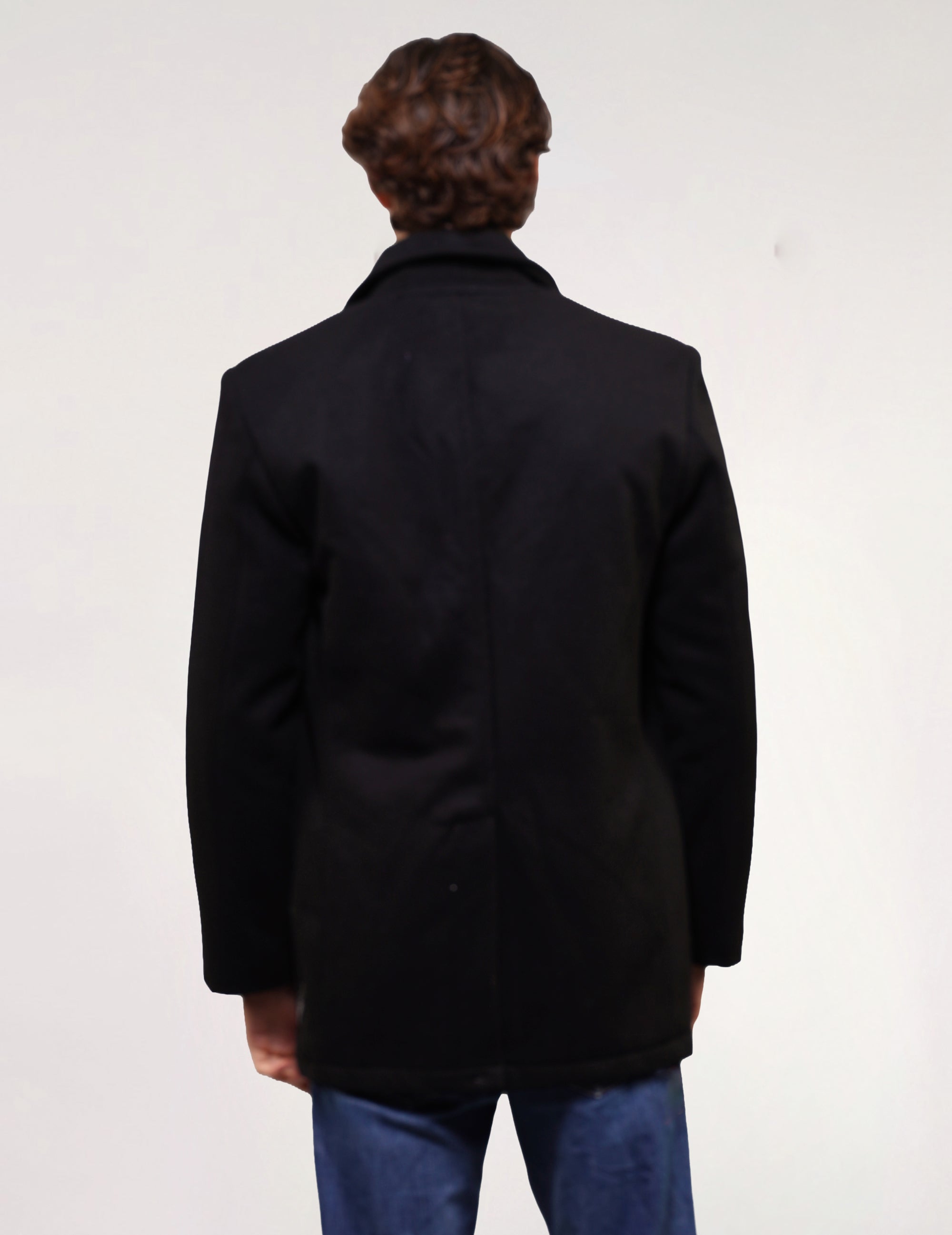 US Naval Service Wool Flannel Peacoat