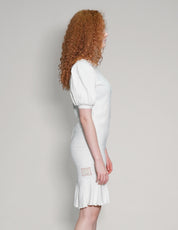 Puffed Sleeve Dress