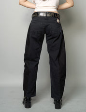 Barrel Fit Side Panel Jeans