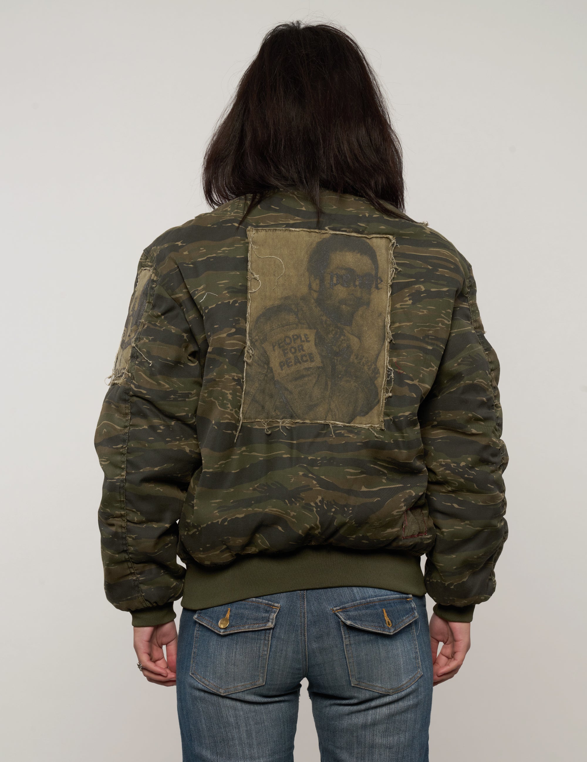MA-1 Patched Bomber in Tiger Camo
