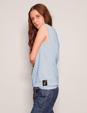 T-Shirt „Saint“ in Ecru