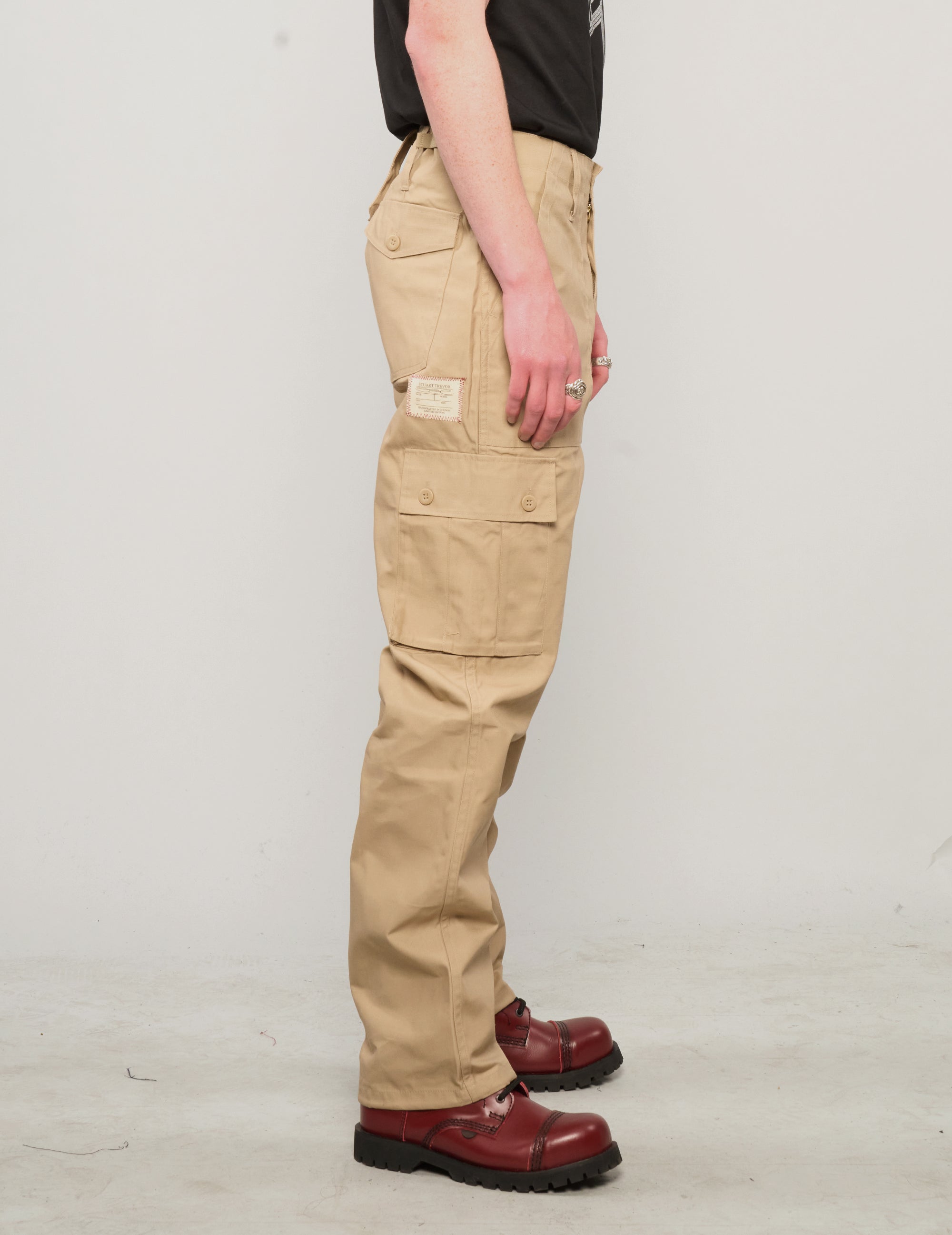 Cargo Trousers in Tan
