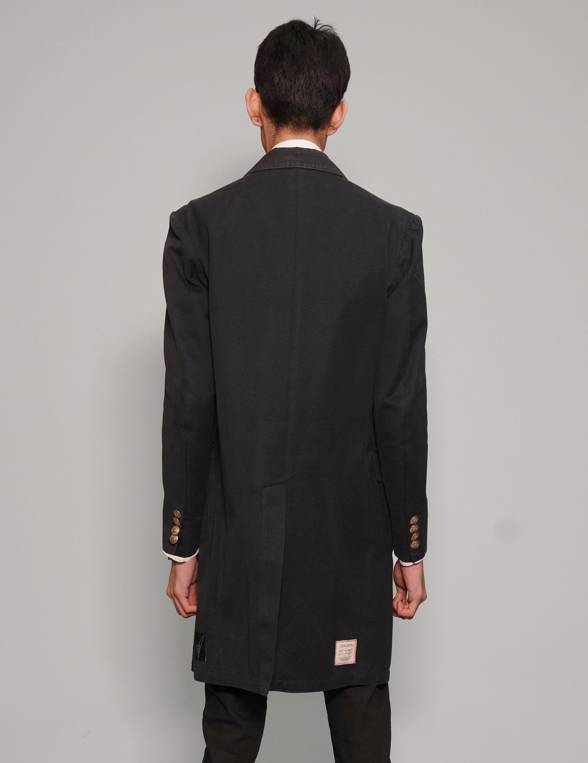 Vintage Frock Coat in Black