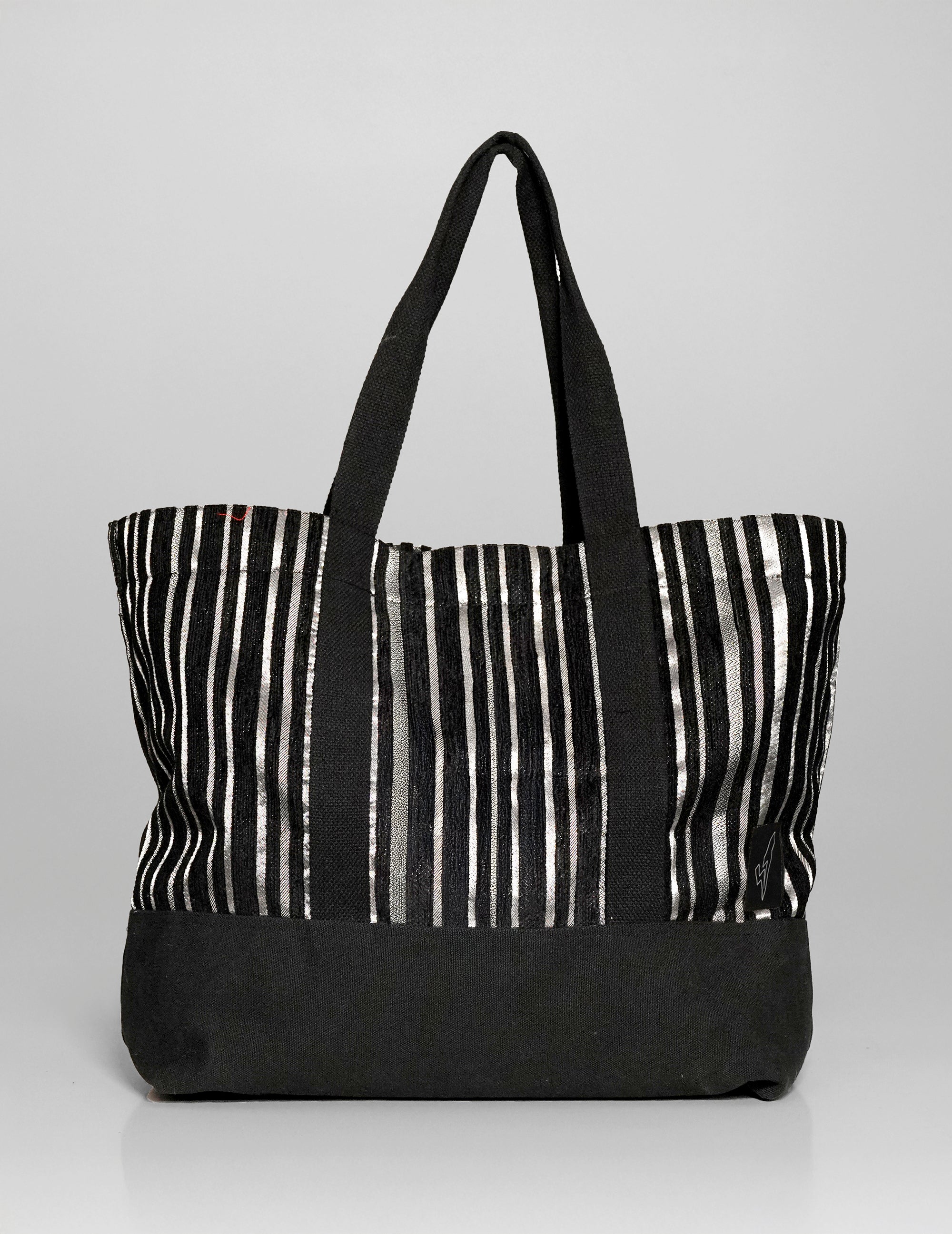 ST Holdall Bag - Cotton & Velvet Jacquard Stripe