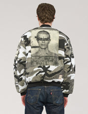 MA-1 Patched Bomber in Arctic Camo