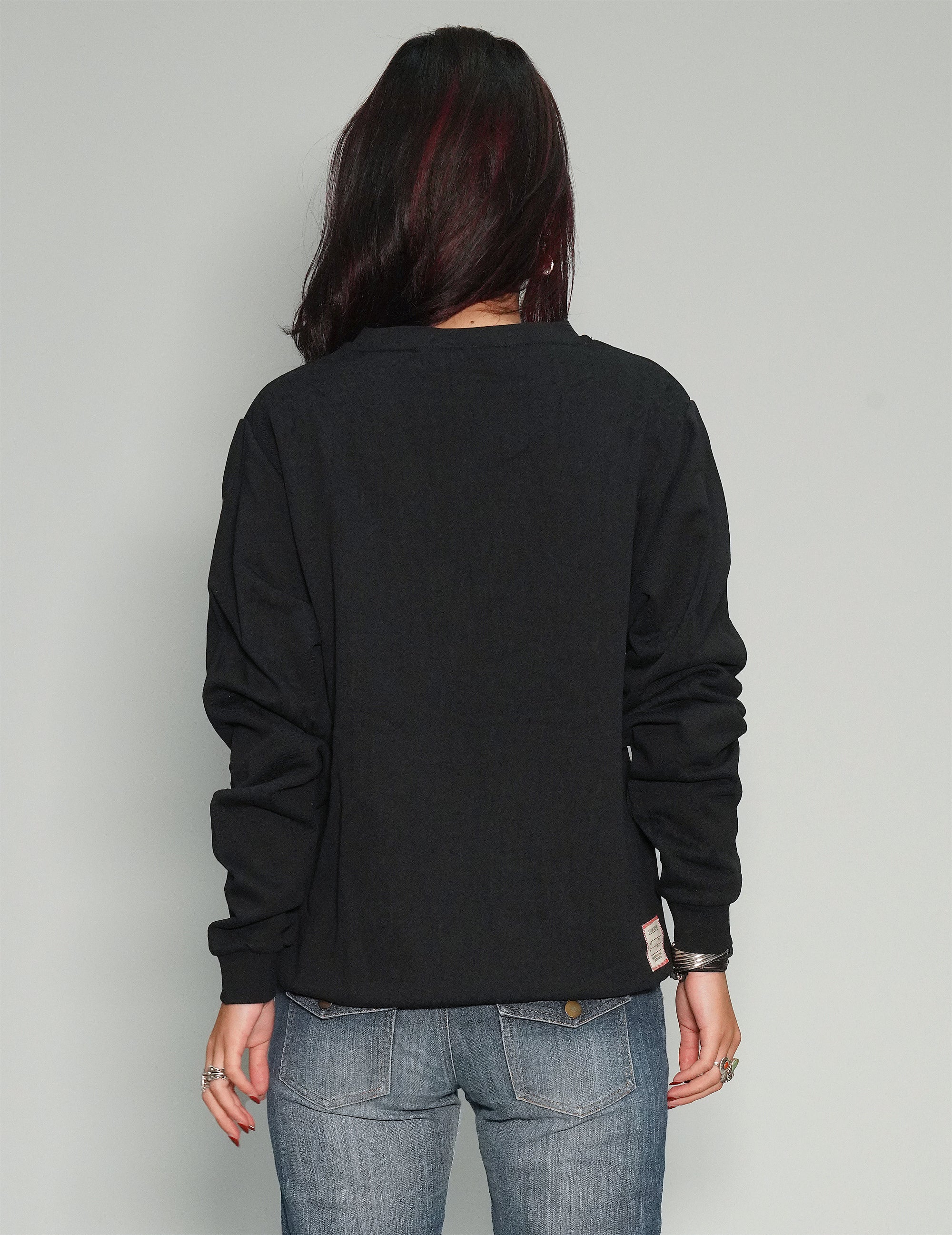'Saint' Sweatshirt in Black