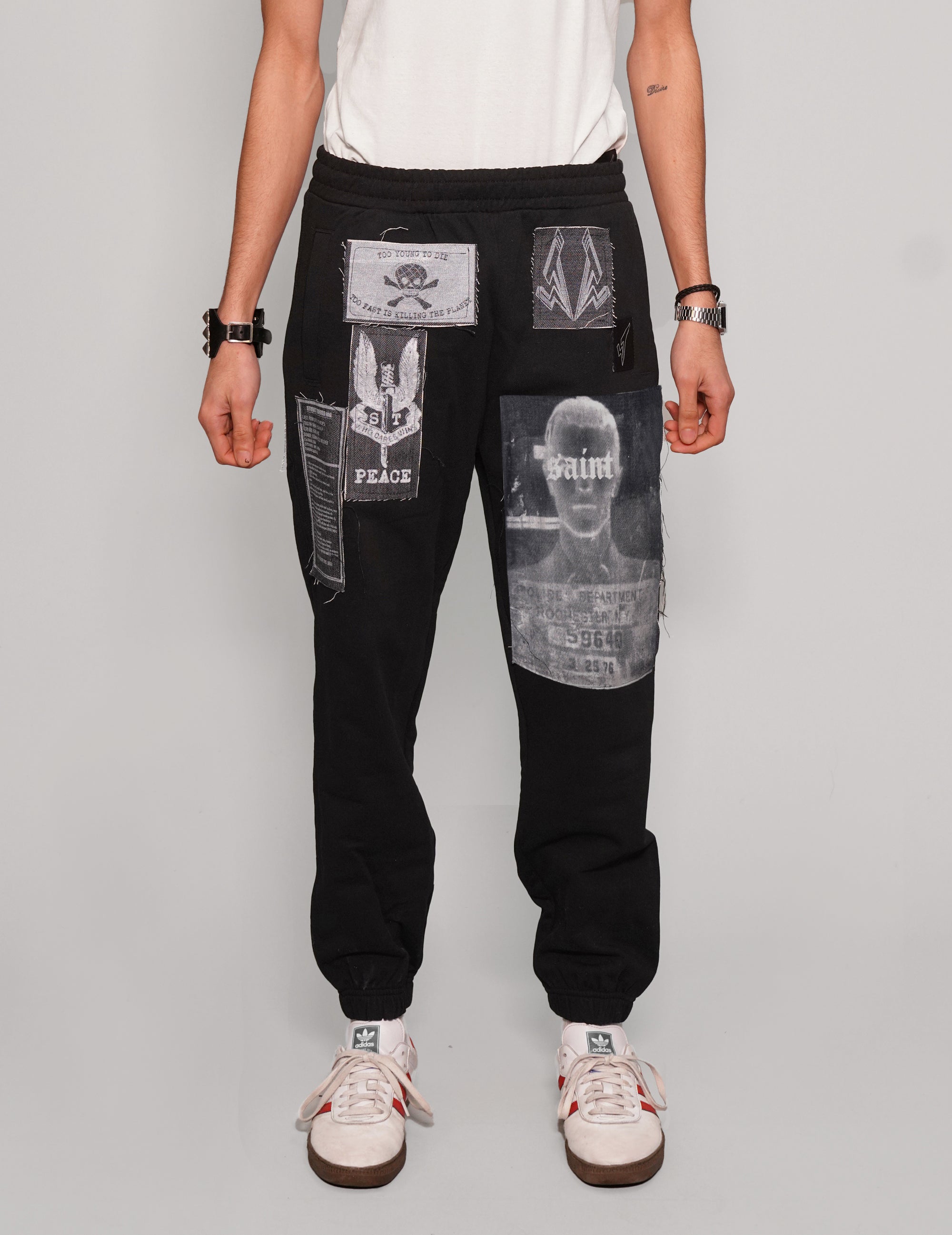 Multi Patch Jogger Pants