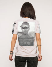 'Saint' Multipatch T-Shirt in Pink