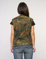 Veste sans manches tactique en camouflage Flecktarn
