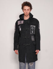 ST Patched Hooded Duffel Coat