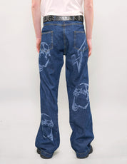 Laser Printed Prisoner Jeans