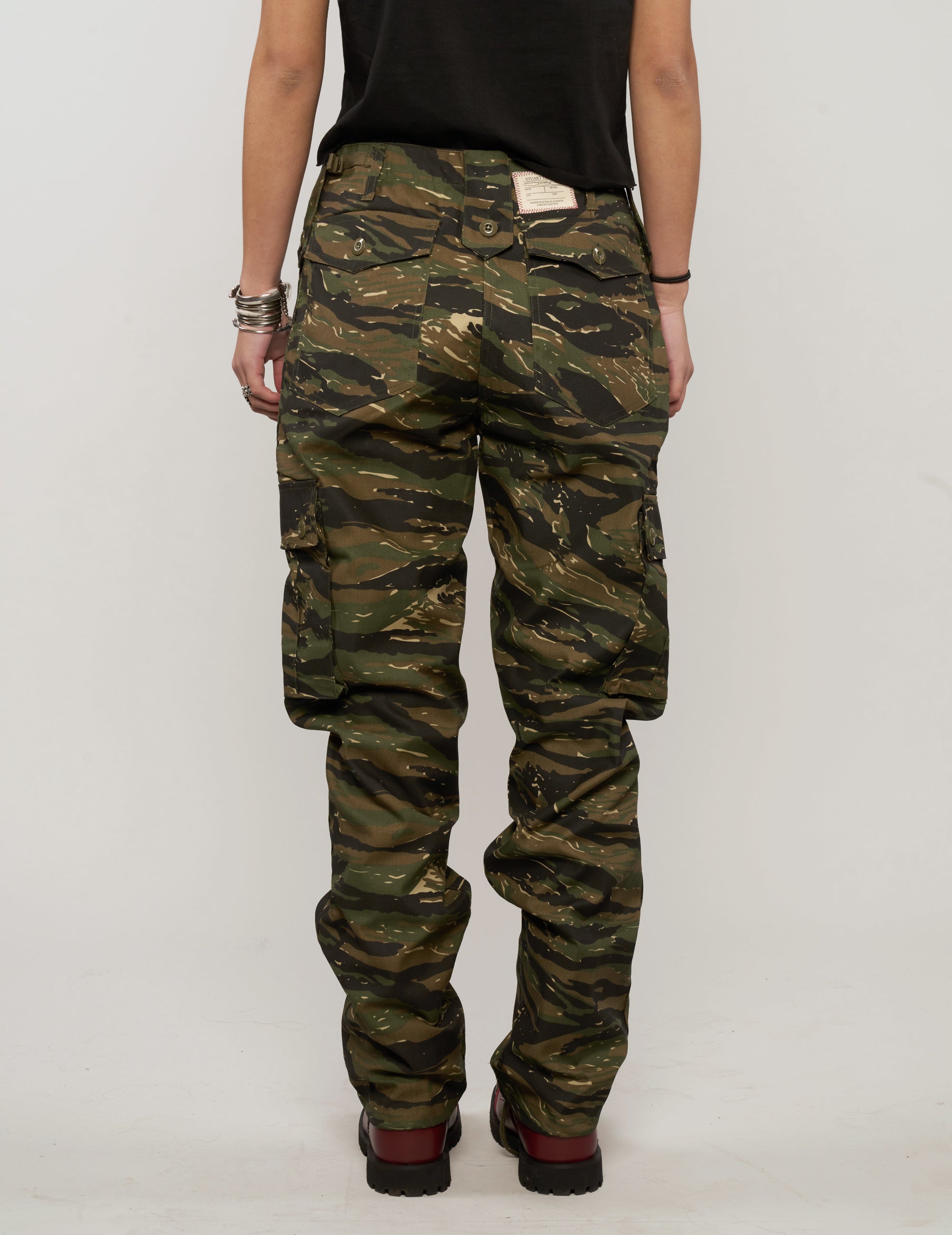 Cargo Trousers in Tiger Stripe