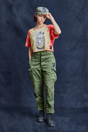 Olive Cargo Trousers