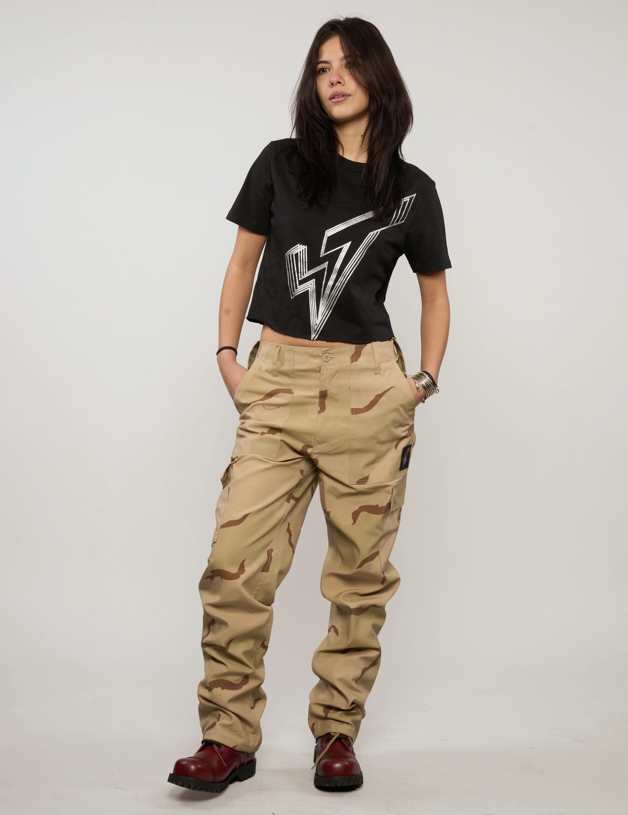 Cargo Trousers in Desert Camo