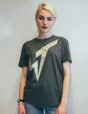 Silver ST Logo T-Shirt in Grey