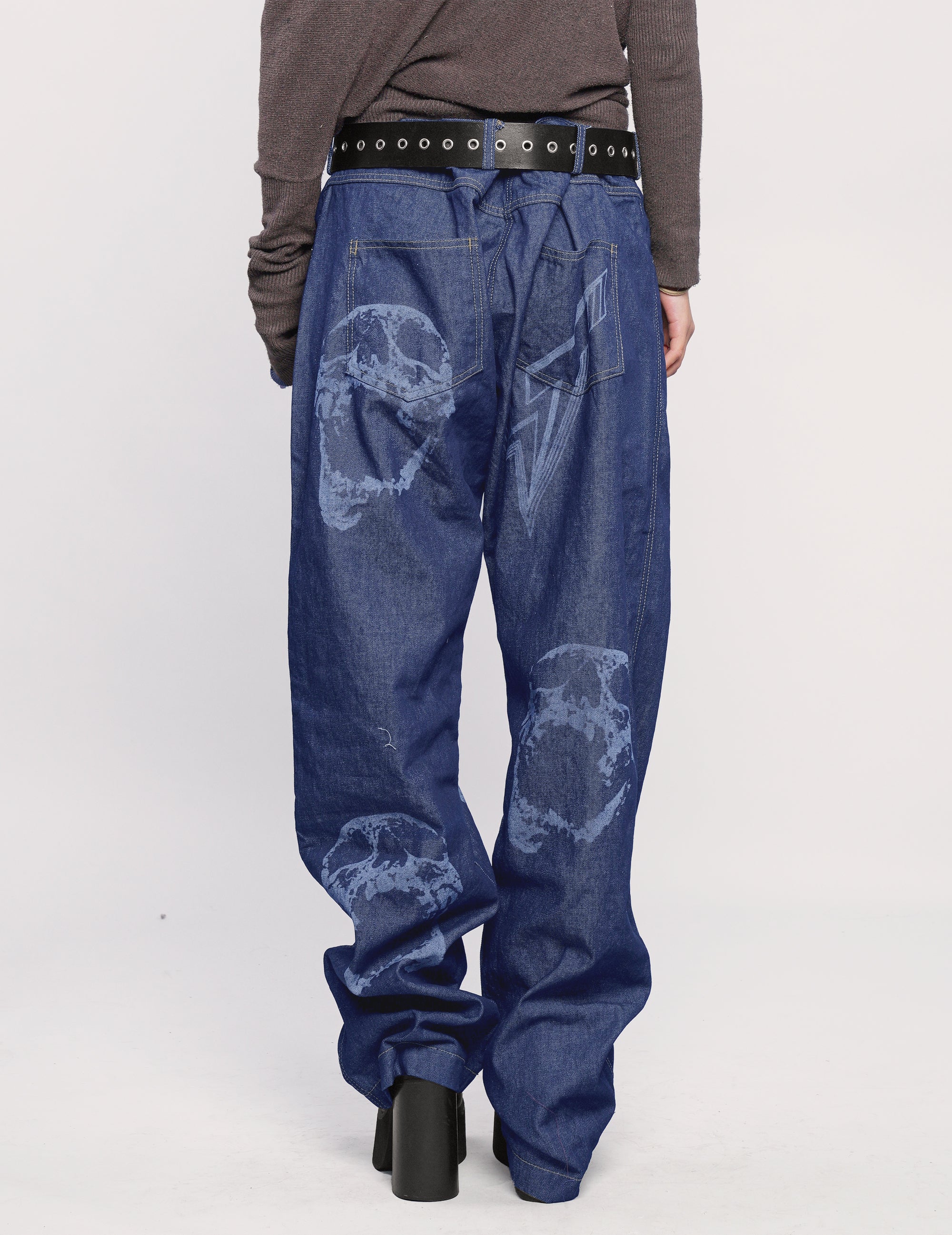 Laser Printed Prisoner Jeans
