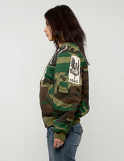 MA-1 Bomberjacke mit Patches in Tarnfarben