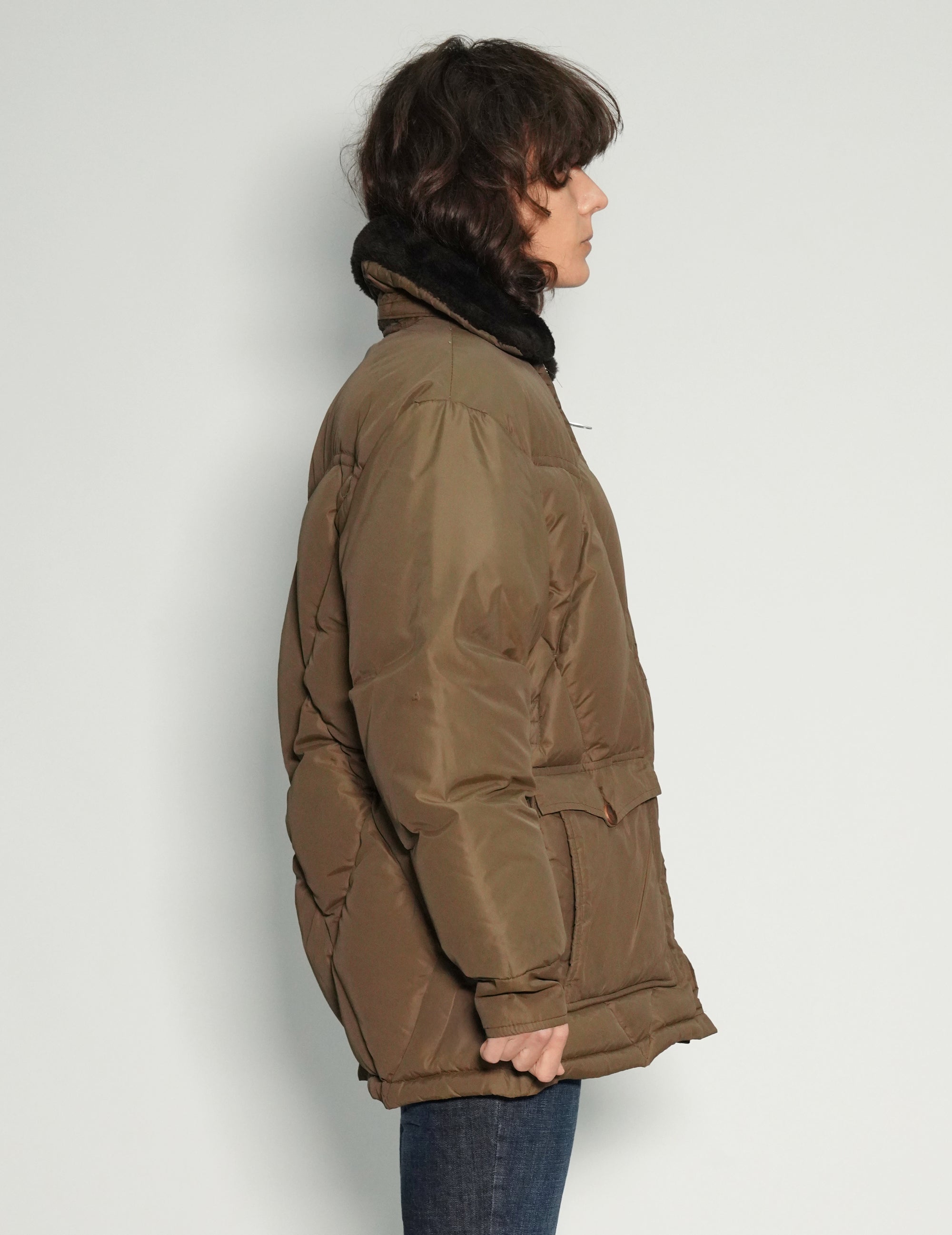 Fur Collar Puffer Jacket