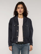 French Military Style Cropped Jacket