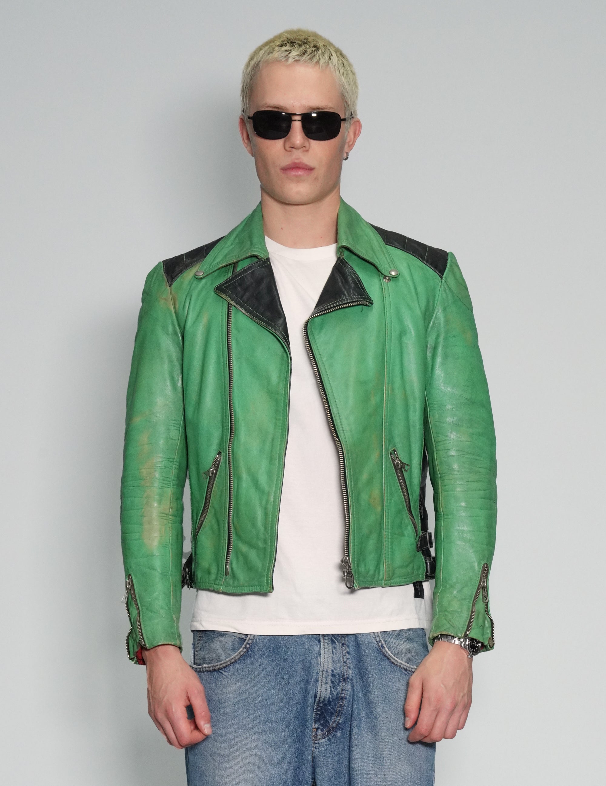 Harro Leather Biker Jacket