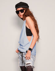 T-Shirt „Saint“ in Ecru