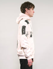 ST Multipatch Zip Hoodie in Ecru