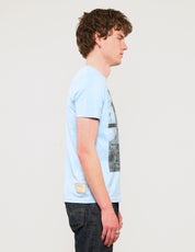 'Saint' T-Shirt in Blue