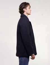 Vintage Wool Blend Double Breasted Peacoat