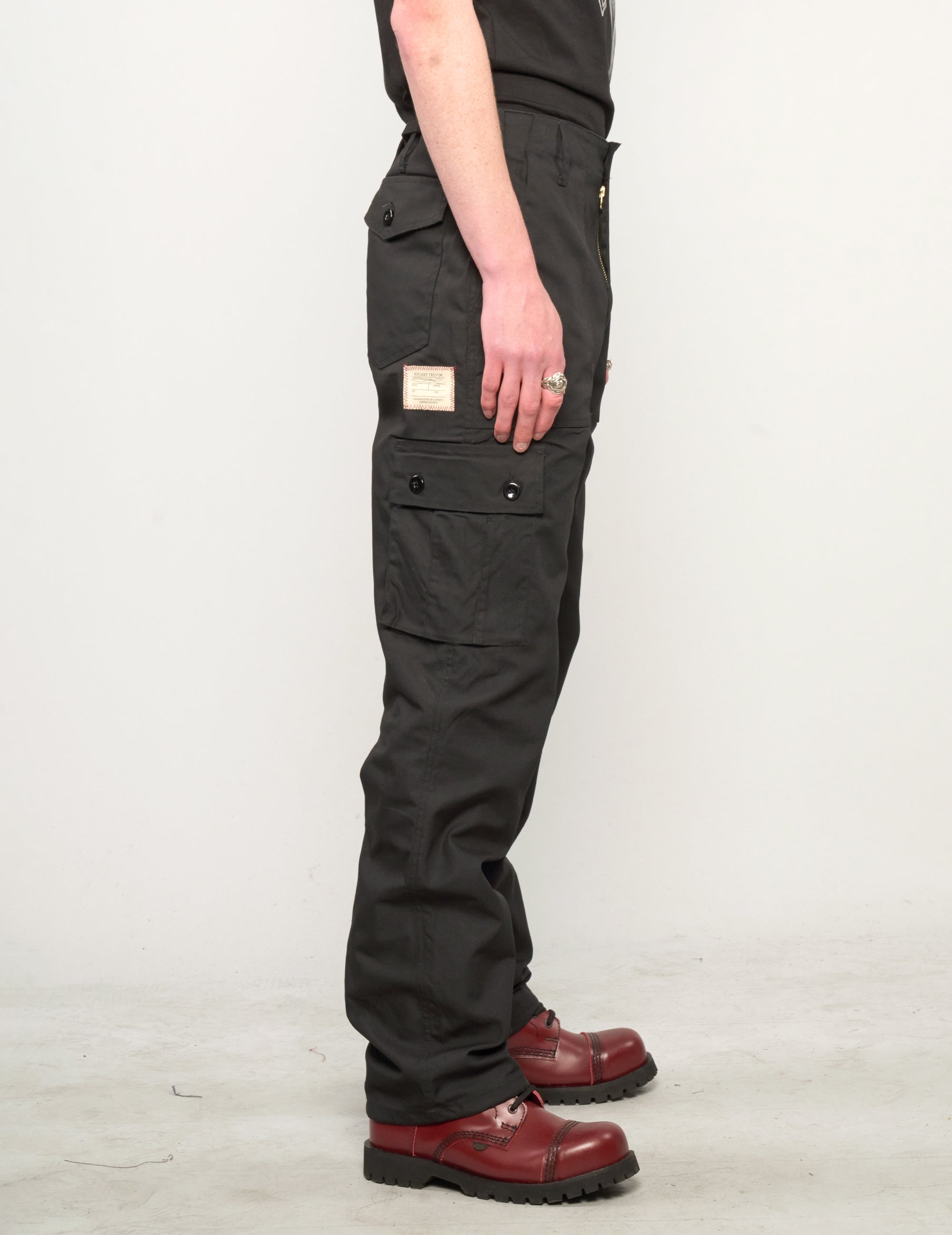 Cargo Trousers in Black