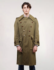 Rare Vintage Designer Military Trench Coat