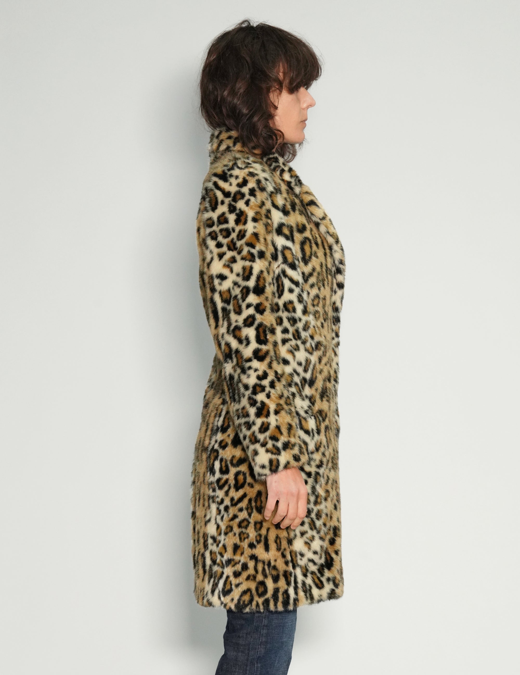 Cheetah Print Coat