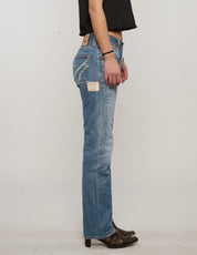 Laser Printed ST Jeans in Blue