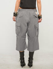 M51 Khaki Cropped Cargo-Hose