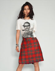 Vintage Red Tartan Scotland Kilt