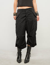 M51 Cropped Cargo Pants in Black