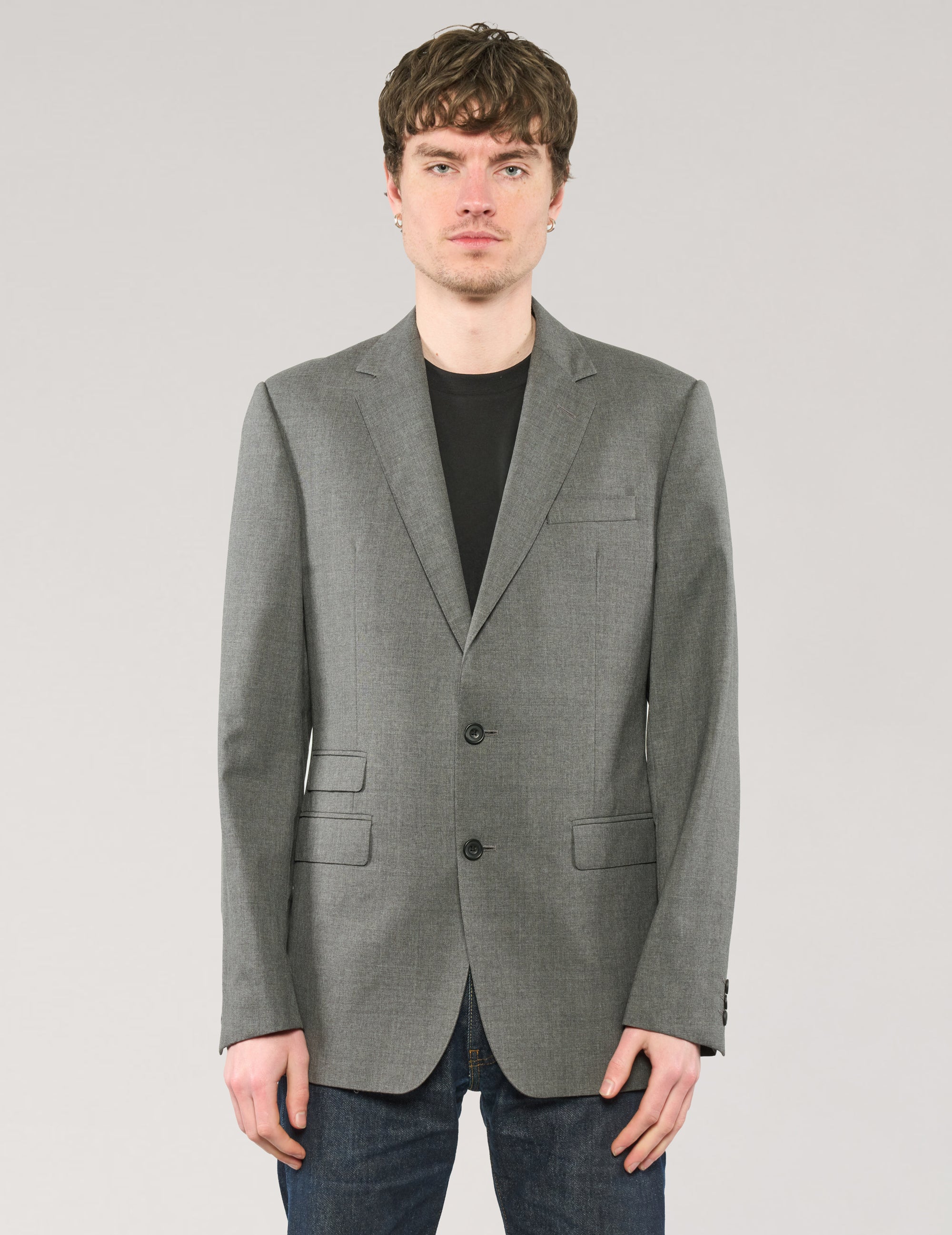 Vintage Suit Jacket in Grey