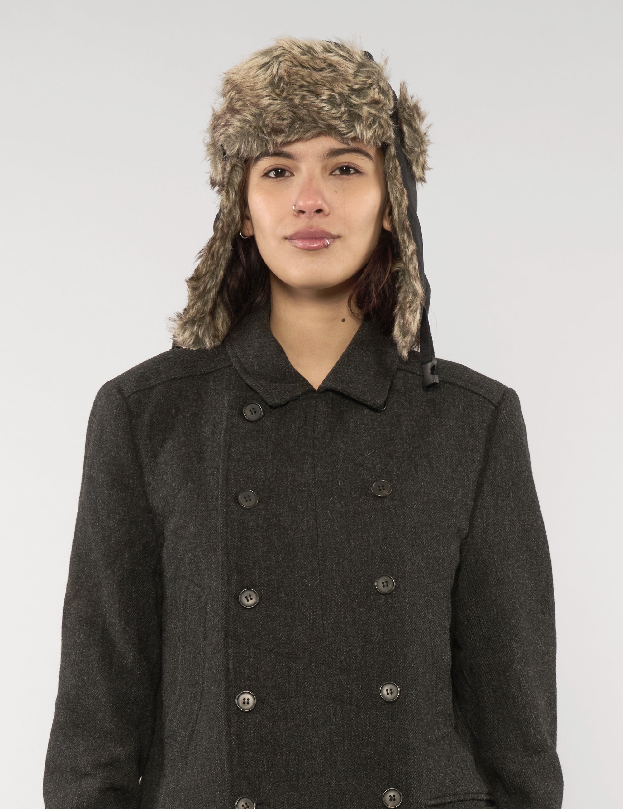 Chapeau de fourrure de style Deadstock Ushanka