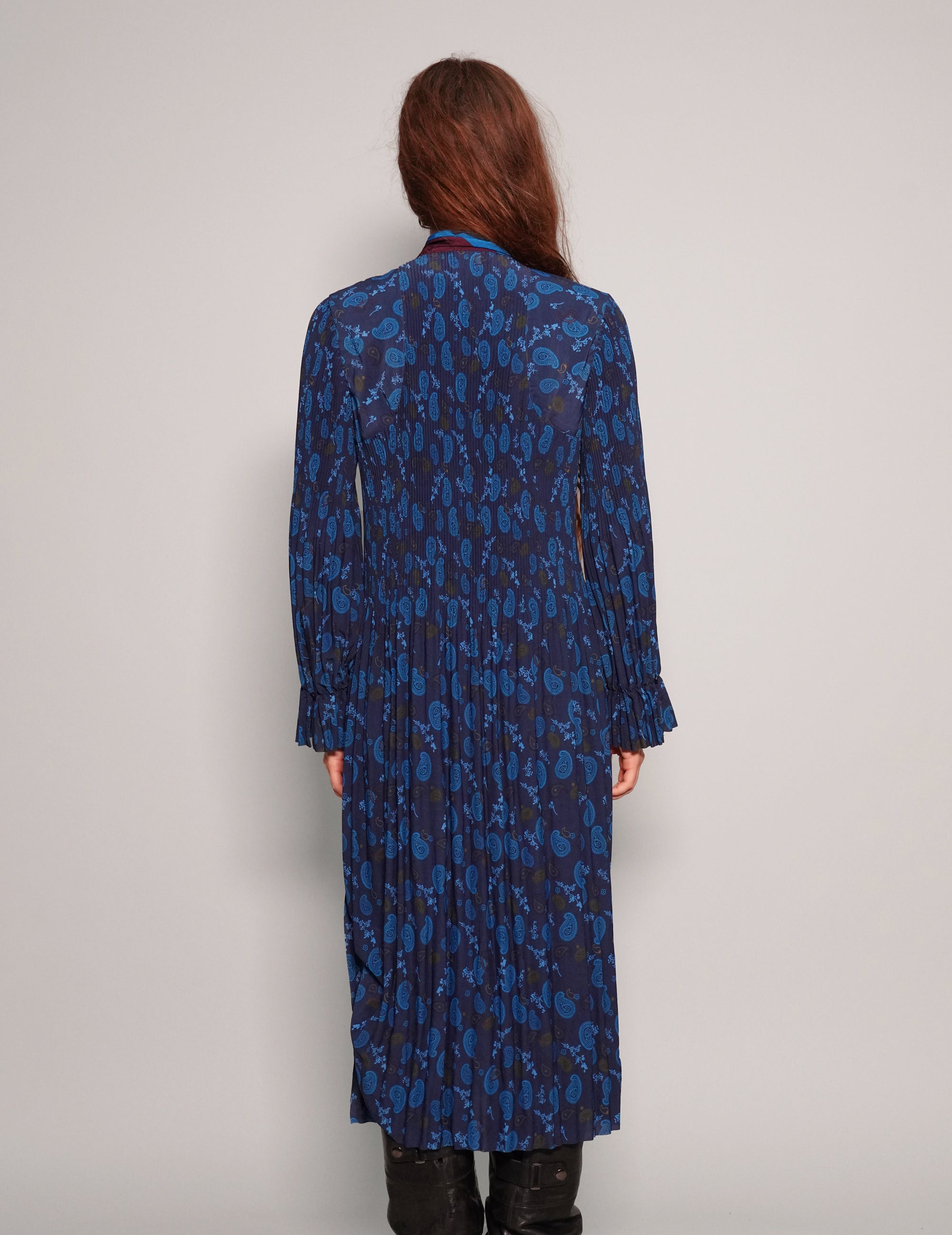 Women's Floral Midi Dress in Blue | Stuart Trevor